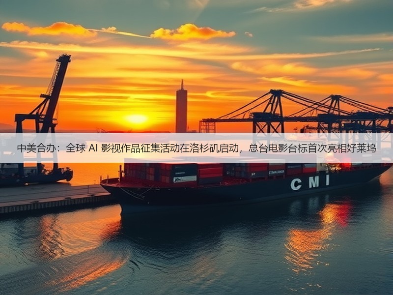 中美合办：全球 AI 影视作品征集活动在洛杉矶启动，总台电影台标首次亮相好莱坞(图3)