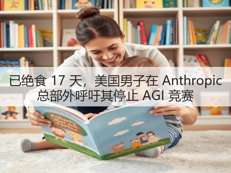 已绝食 17 天，美国男子在 Anthropic 总部外呼吁其停止 AGI 竞赛(图2)