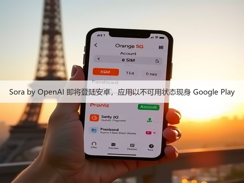 Sora by OpenAI 即将登陆安卓，应用以不可用状态现身 Google Play
