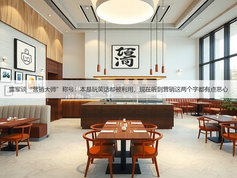 雷军谈“营销大师”称号：本是玩笑话却被利用，现在听到营销这两个字都有点恶心(图2)