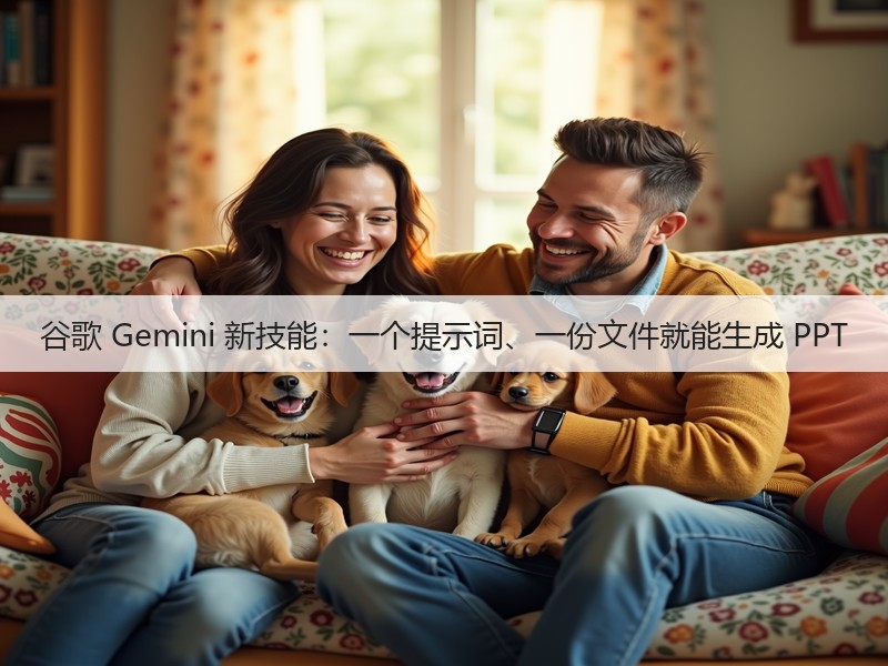 谷歌 Gemini 新技能:一个提示词、一份文件就能生成 PPT(图3) 谷歌 Gemini 新技能:一个提示词、一份文件就能生成 PPT(图3)