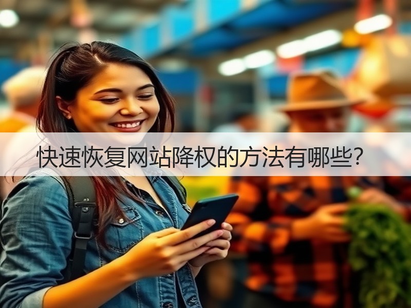 快速恢复网站降权的方法有哪些？(图3)