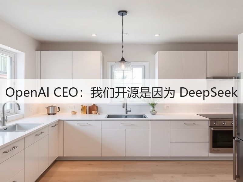OpenAI CEO：我们开源是因为 DeepSeek(图3)