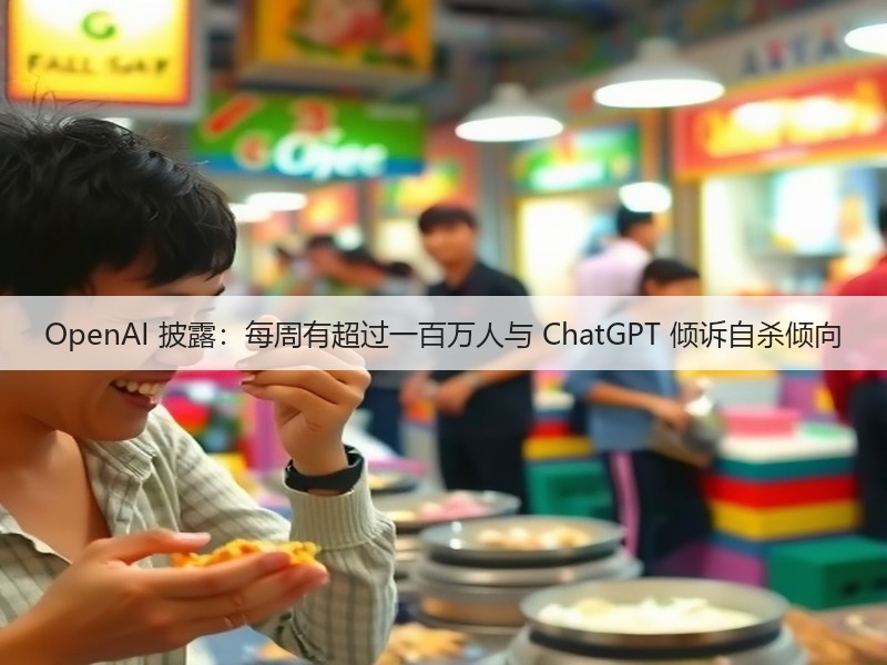 OpenAI 披露：每周有超过一百万人与 ChatGPT 倾诉自杀倾向(图2)