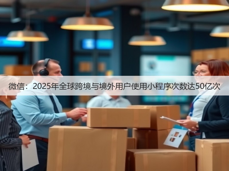 微信:2025年全球跨境与境外用户使用小程序次数达50亿次(图2) 微信:2025年全球跨境与境外用户使用小程序次数达50亿次(图2)