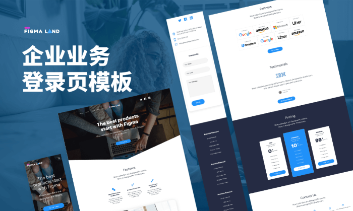 企业业务网页登录页UI设计(图3)